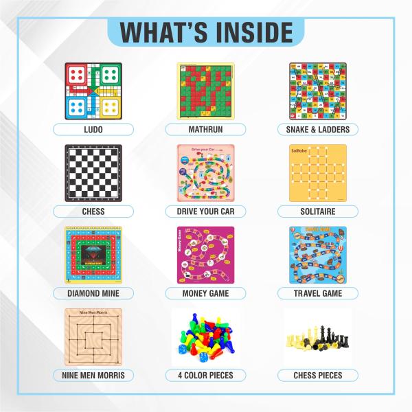 10 In 1 Retro Board Game