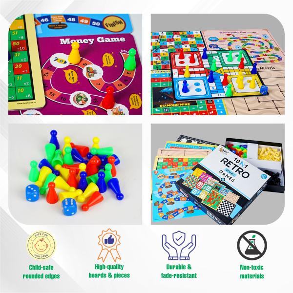 10 In 1 Retro Board Game
